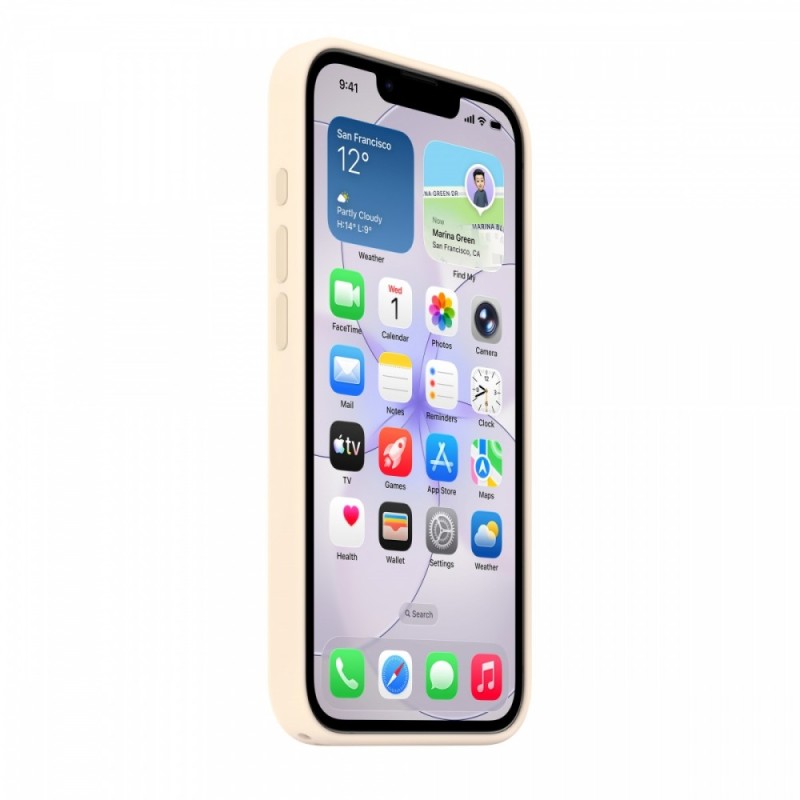 Etui silikonowe z MagSafe do iPhonea 17e - wanilia | PartsPC.pl