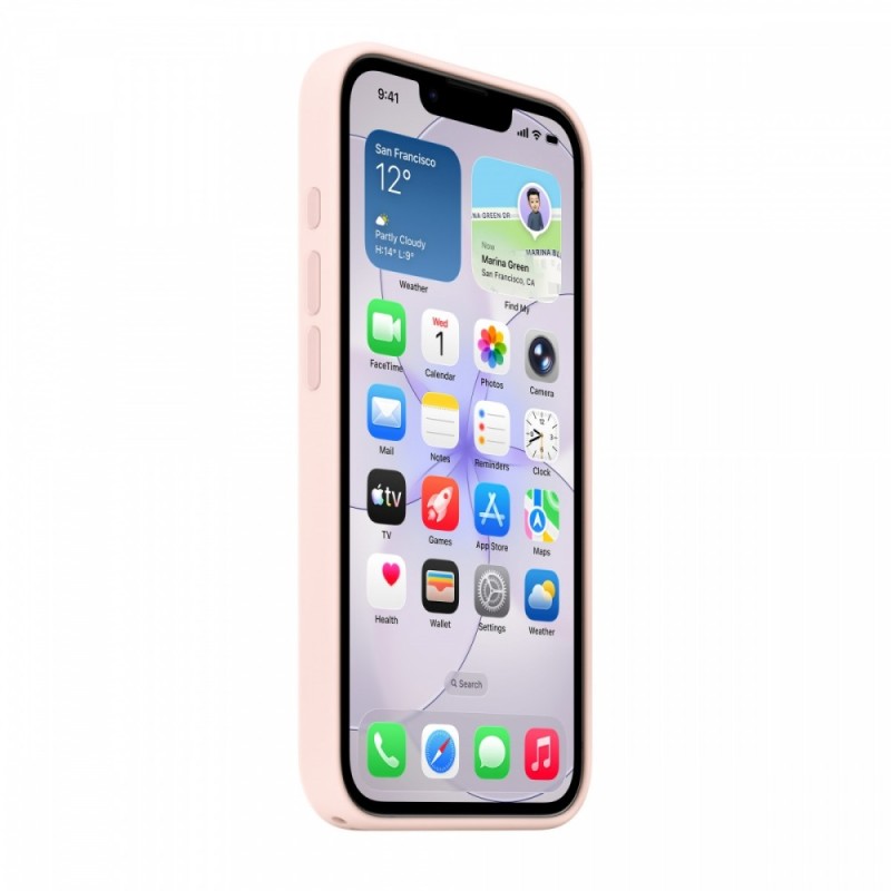 Etui silikonowe z MagSafe do iPhonea 17e - jasnoróżowe | PartsPC.pl