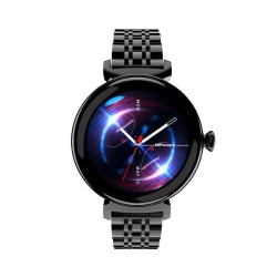 Smartwatch Aura Amoled damski czarny | PartsPC.pl