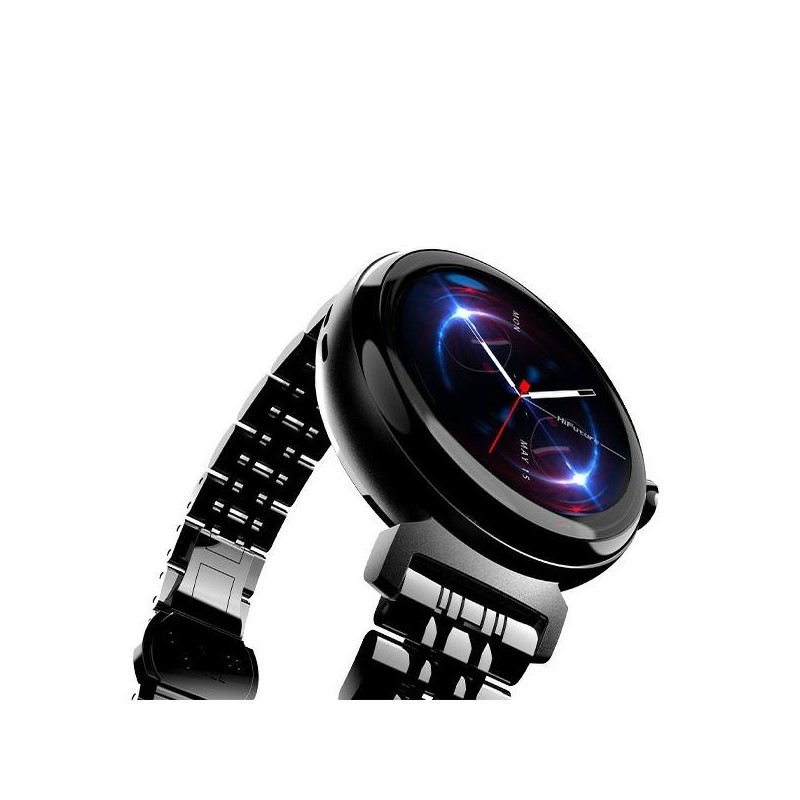 Smartwatch Aura Amoled damski czarny | PartsPC.pl