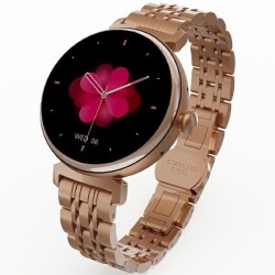 Smartwatch Aura Amoled damski różowo-złoty | PartsPC.pl