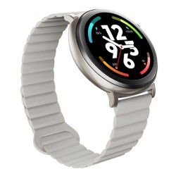 Smartwatch Aurora Amoled rozmowy AI srebrny | PartsPC.pl