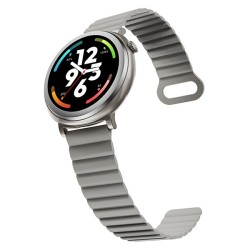 Smartwatch Aurora Amoled rozmowy AI srebrny | PartsPC.pl
