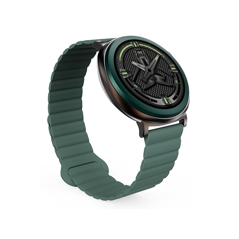 Smartwatch Aurora Amoled rozmowy AI zielony | PartsPC.pl