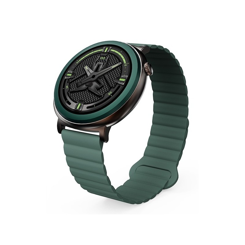 Smartwatch Aurora Amoled rozmowy AI zielony | PartsPC.pl