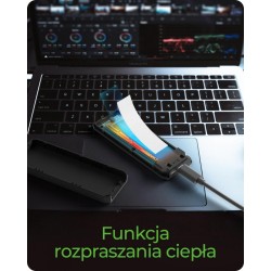 Obudowa dysku IB-1805ML-CU31 NVMe M.2 SSD, RGB oświetlenie | PartsPC.pl