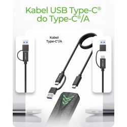 Obudowa dysku IB-1805ML-CU31 NVMe M.2 SSD, RGB oświetlenie | PartsPC.pl