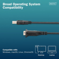 Kabel adapter DIGITUS USB 2.0 do RS232 (DB9), Chipset FTDI (… | PartsPC.pl