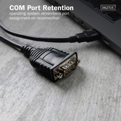 Kabel adapter DIGITUS USB 2.0 do RS232 (DB9), Chipset FTDI (… | PartsPC.pl