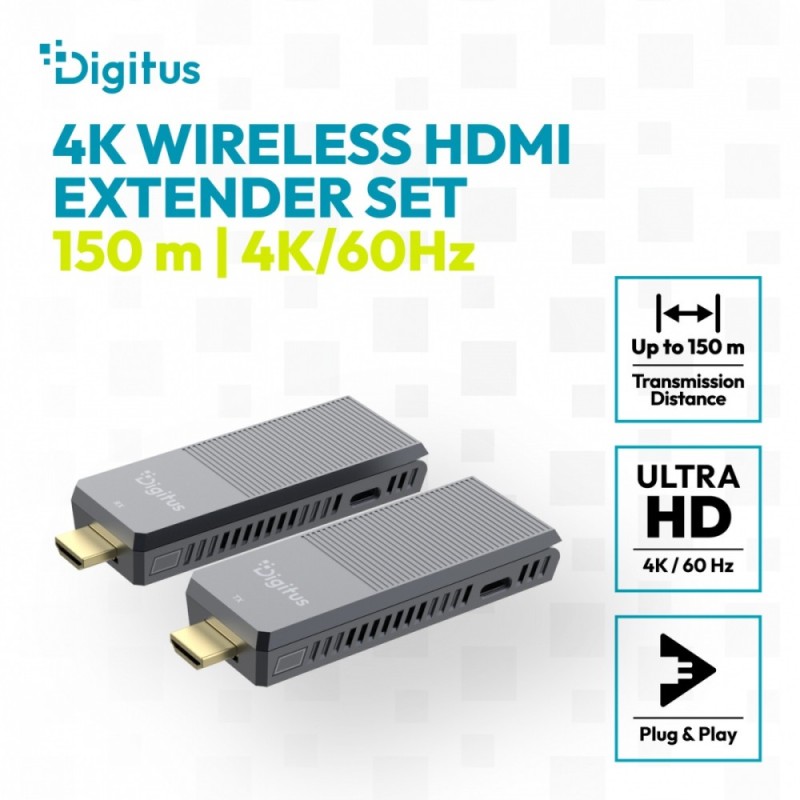 Przedłużacz/Extender DIGITUS DS-55359 HDMI bezprzewodowy do … | PartsPC.pl