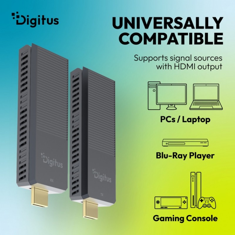 Przedłużacz/Extender DIGITUS DS-55359 HDMI bezprzewodowy do … | PartsPC.pl