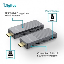 Przedłużacz/Extender DIGITUS DS-55359 HDMI bezprzewodowy do … | PartsPC.pl