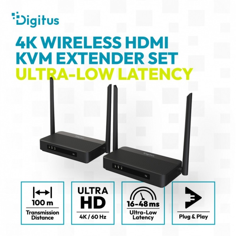 Przedłużacz/Extender DIGITUS DS-55360 HDMI bezprzewodowy z K… | PartsPC.pl