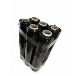 Folia stretch czarna 23mic 3,0kg x 6 BOX | PartsPC.pl