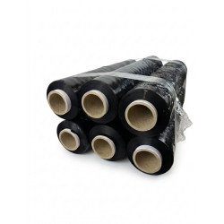 Folia stretch czarna 23mic 3,0kg x 6 BOX | PartsPC.pl