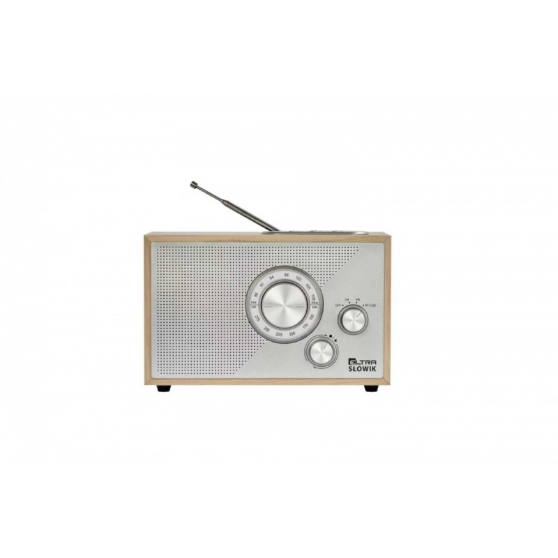 Radio OR SŁOWIK USB/BT jasny brąz | PartsPC.pl