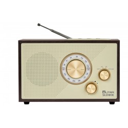 Radio OR SŁOWIK USB/BT ciemny brąz | PartsPC.pl