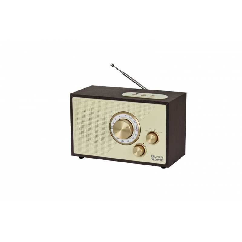 Radio OR SŁOWIK USB/BT ciemny brąz | PartsPC.pl