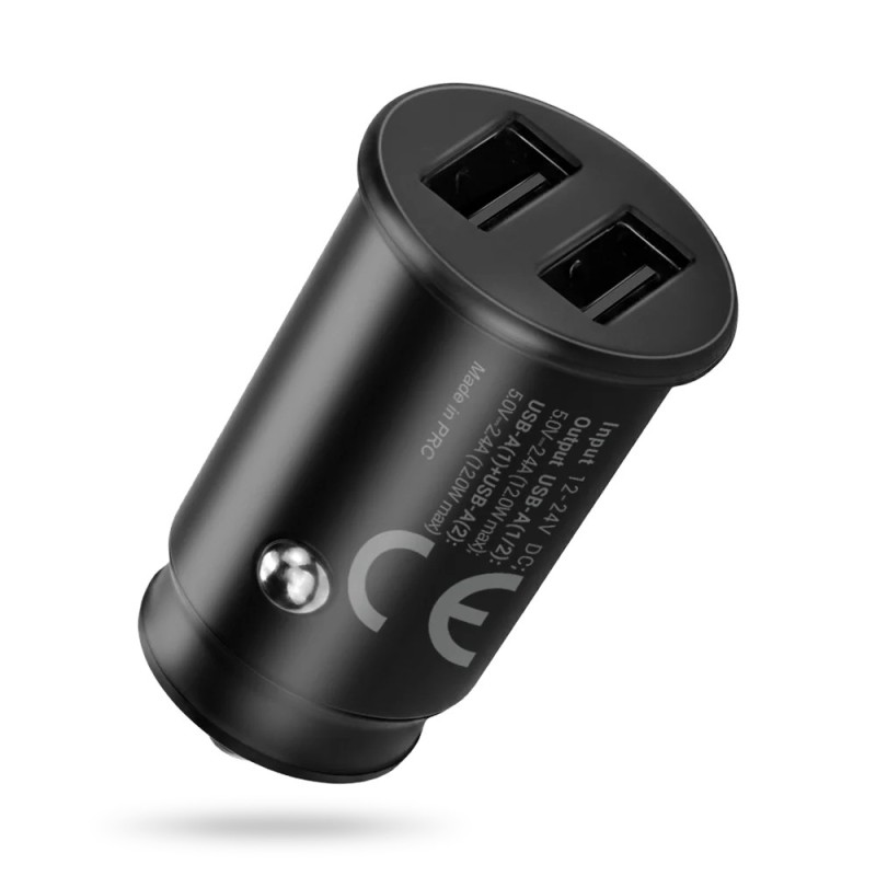 Ładowarka samochodowa everActive CC-25C 2xUSB 12W + kabel US… | PartsPC.pl