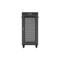 Szafa instalacyjna Rack Lanberg stojąca 19" 24U 600x600 czar… | PartsPC.pl