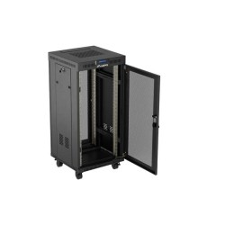 Szafa instalacyjna Rack Lanberg stojąca 19" 24U 600x600 czar… | PartsPC.pl