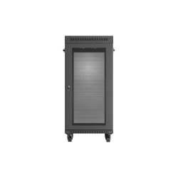 Szafa instalacyjna Rack Lanberg stojąca 19" 24U 600x600 czar… | PartsPC.pl