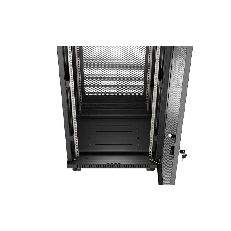 Szafa instalacyjna Rack Lanberg stojąca 19" 24U 600x600 czar… | PartsPC.pl