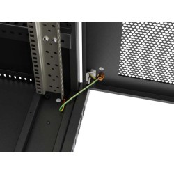 Szafa instalacyjna Rack Lanberg stojąca 19" 24U 600x600 czar… | PartsPC.pl