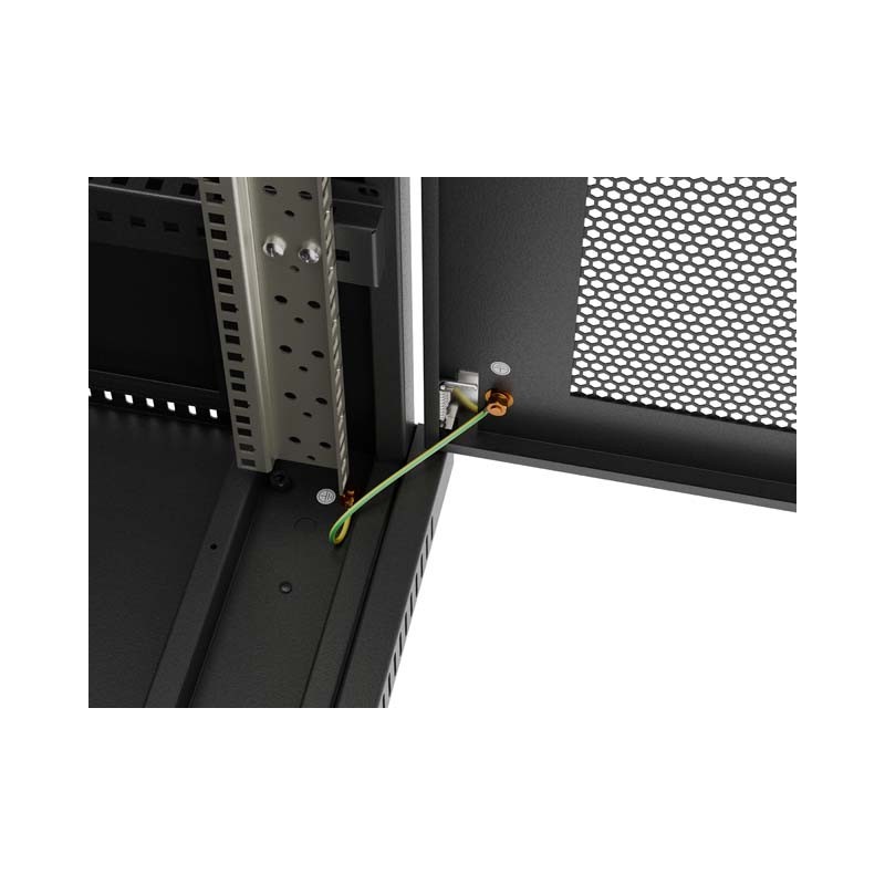 Szafa instalacyjna Rack Lanberg stojąca 19" 24U 600x600 czar… | PartsPC.pl