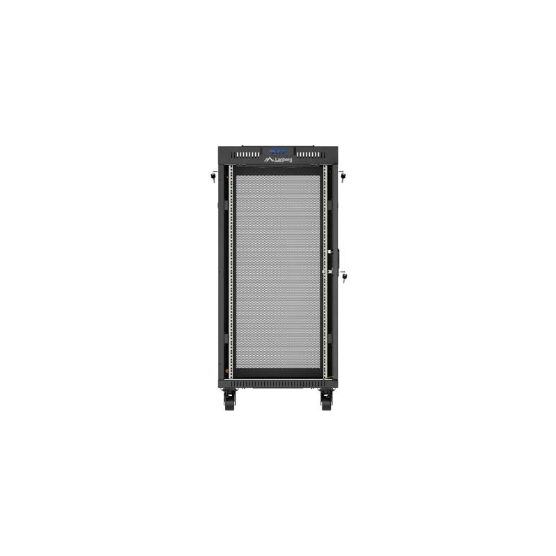 Szafa instalacyjna Rack Lanberg stojąca 19" 24U 600x600 czar… | PartsPC.pl