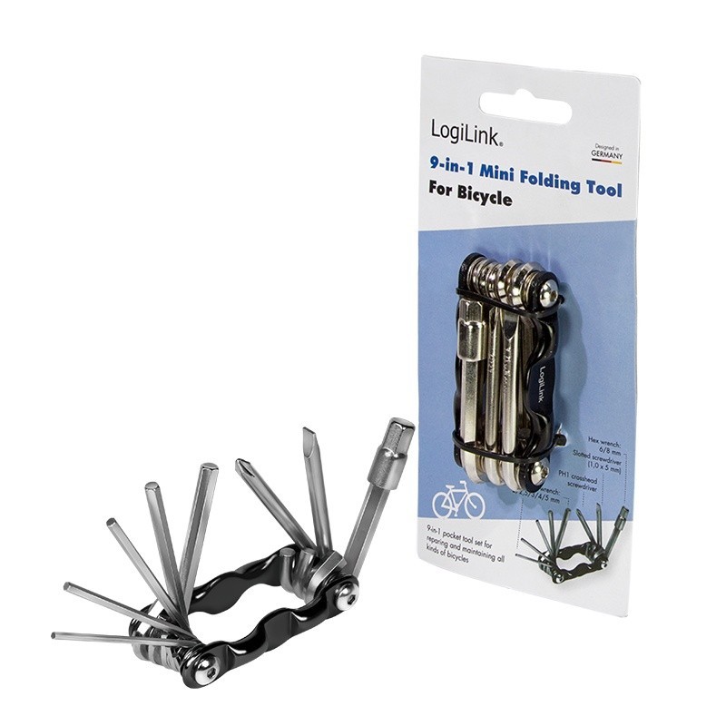 Mini narzędzie do roweru, 9w1 | PartsPC.pl