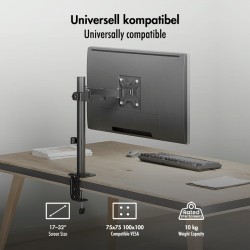 Uchwyt do monitora 17 - 32', max 10kg., stalowy | PartsPC.pl