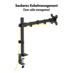 Uchwyt do monitora 17 - 32', max 10kg., stalowy | PartsPC.pl