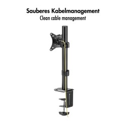 Uchwyt na monitor 17-32 ', 9kg max, czarny | PartsPC.pl