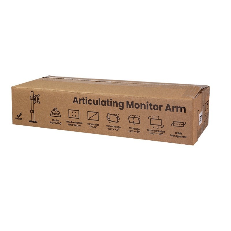Uchwyt na monitor 17-32 ', 9kg max, czarny | PartsPC.pl