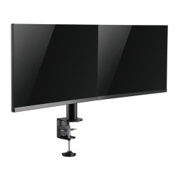 Uchwyt na 2 monitory,17 -32 cale, ramie 380mm,2x12kg | PartsPC.pl