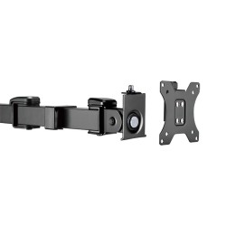 Uchwyt na 2 monitory,17 -32 cale, ramie 380mm,2x12kg | PartsPC.pl