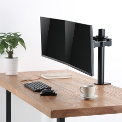 Uchwyt na 2 monitory,17 -32 cale, ramie 380mm,2x12kg | PartsPC.pl