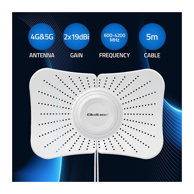 Antena paraboliczna 4G 5G LTE | 2x19dBi | kierunkowa | zewnę… | PartsPC.pl