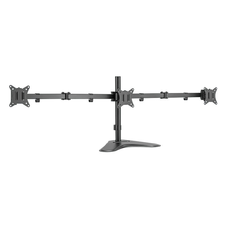 Uchwyt na 3 monitory, 17-27 cali, max 7kg na ramie | PartsPC.pl