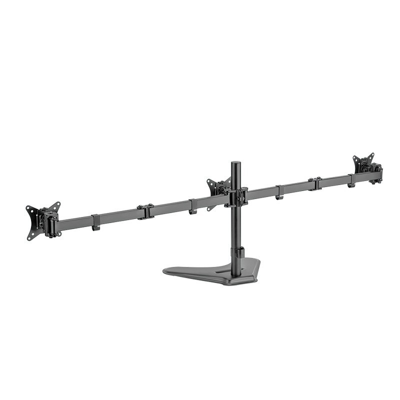 Uchwyt na 3 monitory, 17-27 cali, max 7kg na ramie | PartsPC.pl