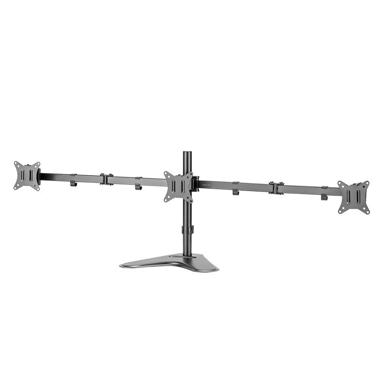 Uchwyt na 3 monitory, 17-27 cali, max 7kg na ramie | PartsPC.pl