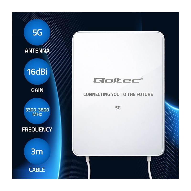 Antena 5G LTE | 16dBi | kierunkowa | zewnętrzna | SMA | 3300… | PartsPC.pl