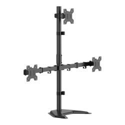 Uchwyt na 3 monitory, 17-32 cale, max 10kg na ramie | PartsPC.pl