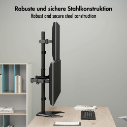 Uchwyt na 3 monitory, 17-32 cale, max 10kg na ramie | PartsPC.pl