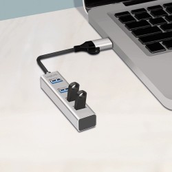 Hub USB3.0 4-porty USB- A 5Gbit/s | PartsPC.pl