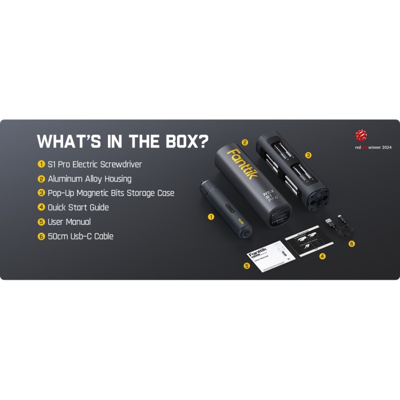 Wkrętak akumulatorowy S1 Pro | PartsPC.pl