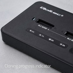 Stacja dokująca Qoltec dysków SSD M.2 NVMe | PCIe | PartsPC.pl