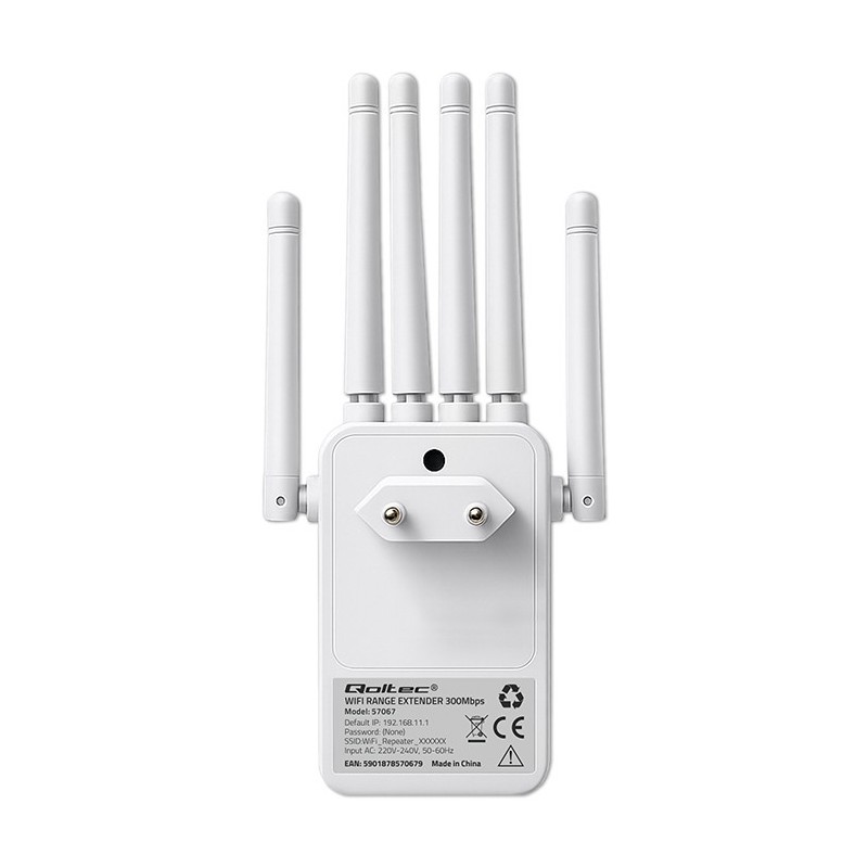 Wzmacniacz sygnały Qoltec N300 | PartsPC.pl