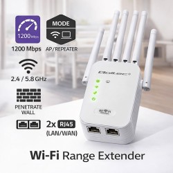 Wzmacniacz sygnału Qoltec AC1200 | PartsPC.pl